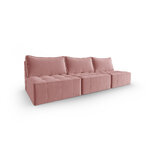 Modulinė sofa &quot;mike&quot; rožinė, aksominė