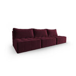 Modulinė sofa &quot;mike&quot; tamsiai raudona, aksominė