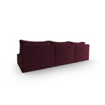 Modulinė sofa &quot;mike&quot; tamsiai raudona, aksominė