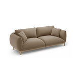 Dīvāns 'ada' gaiši brūns, samts