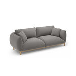 Dīvāns 'ada' pelēks, samts