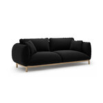 Sofa 'ada' black, velvet