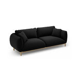 Sofa 'ada' black, velvet
