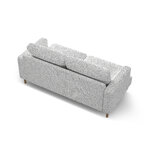Диван «Алия» светло-серый меланж, структурированная ткань
