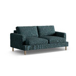 Sofa 'aliya' green blue melange, structured fabric