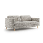 Диван «Эден» бежевый меланж, структурированная ткань
