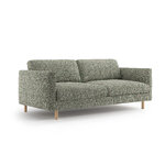 Диван «Эден» мохово-зеленый меланж, структурированная ткань