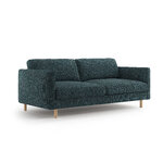 Диван «Эден» зелёно-голубой меланж, структурированная ткань