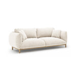 Диван «Ада» цвета слоновой кости, структурированная ткань