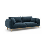 Диван «Ада» темно-синий, структурированная ткань