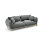 Диван «Ада» темно-серый, структурированная ткань