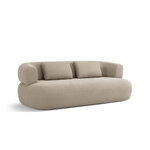 Бархатный диван «Дженни» бежевый, бархат