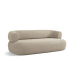 Бархатный диван «Дженни» бежевый, бархат