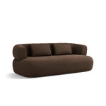 Бархатный диван «Дженни» шоколадный, бархат