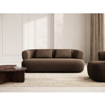 Бархатный диван «Дженни» шоколадный, бархат