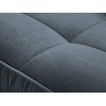 Jardanite диван, 3-местный (микадон хоум) голубой, бархат, серебристый металл