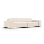 Sofa (jodie) micadoni limited edition light beige, velvet, 70x102x204