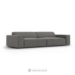 Sofa (jodie) micadon limited edition light gray, velvet, 70x102x204