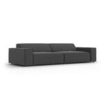 Sofa (jodie) micadon limited edition grey, velvet, 70x102x204