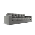 Sofa (justin) micadon limited edition light gray, velvet