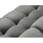 Sofa (justin) micadon limited edition light gray, velvet