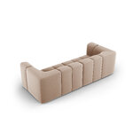 Modular sofa &#39;serena&#39; beige, velvet