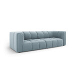 Modular sofa &#39;serena&#39; light blue, velvet