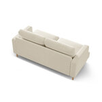 Sofa &#39;aliya&#39; beige, velvet