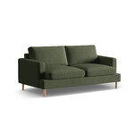 Sofa &#39;aliya&#39; moss green melange, velvet