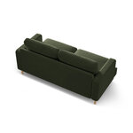 Sofa &#39;aliya&#39; moss green melange, velvet