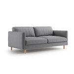 Диван «Эден» серый, бархат