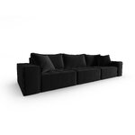 Modulinė sofa &#39;mike&#39; juoda, aksominė