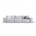 Modular sofa &#39;mike&#39; light grey, velvet