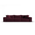 Modular sofa &quot;mike&quot; dark red, velvet