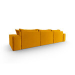 Modulinė sofa &quot;mike&quot; auksinė, aksominė