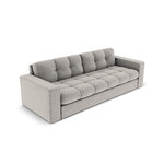 Sofa (justin) micadon limituoto leidimo šviesiai pilkas, struktūrinis audinys