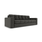 Sofa (justin) micadon riboto leidimo tamsiai pilkas, struktūrinis audinys