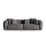Modular sofa (martina) grey, velvet