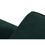 Dīvāns &#39;tyra&#39; pudele zaļš, strukturēts audums