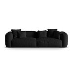 Modular sofa (martina) black, structured fabric