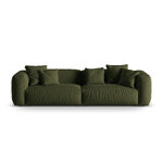 Modular sofa (martina) green, structured fabric
