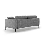 Диван «Бэми» серый, структурированная ткань