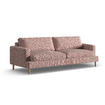 Sofa 'aliya' pink melange, structured fabric