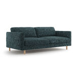 Диван «Эден» зелёно-голубой меланж, структурированная ткань