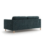 Диван «Эден» зелёно-голубой меланж, структурированная ткань