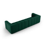 Velvet modular sofa &#39;serena&#39; bottle green, velvet