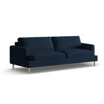 Диван «Алия» темно-синий, бархат