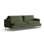 Dīvāns 'aliya' sūnu zaļa melanža, samts