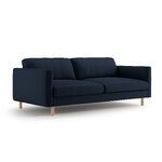 Диван «Эден» темно-синий, бархат