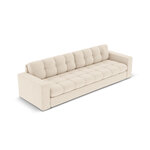 Sofa (justin) micadon limited edition light beige, structured fabric